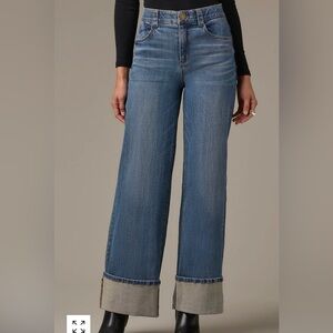 Skyrise Wide-Leg Petite Jeans Wit & Wisdom 18P